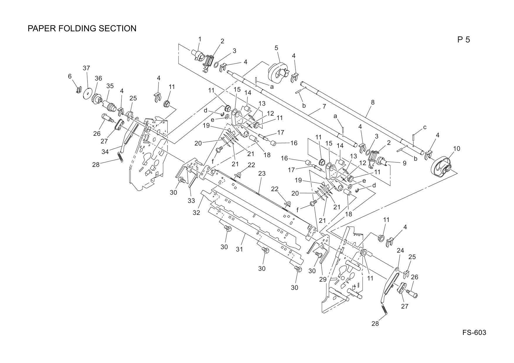 Konica-Minolta Options FS-603 4583712 Parts Manual-3